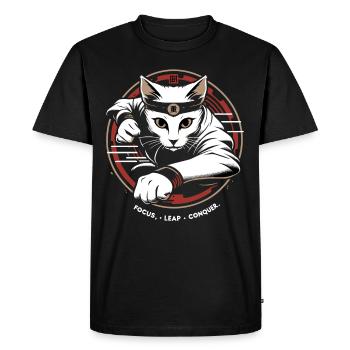 Kung Fu Kung Fu Chinois Kung Fu Asiatique - T-shirt Premium bio Homme - noir - Devant - Nico (187cm)