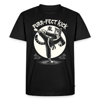 Kung Fu Kung Fu Chinois Kung Fu Asiatique - T-shirt Premium bio Homme - noir - Devant - Nico (187cm)