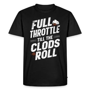 Tractor Pulling Tractor Pulling Tractor Power Farm - Men's Premium Organic T-Shirt - black - Front - Nico (187cm)