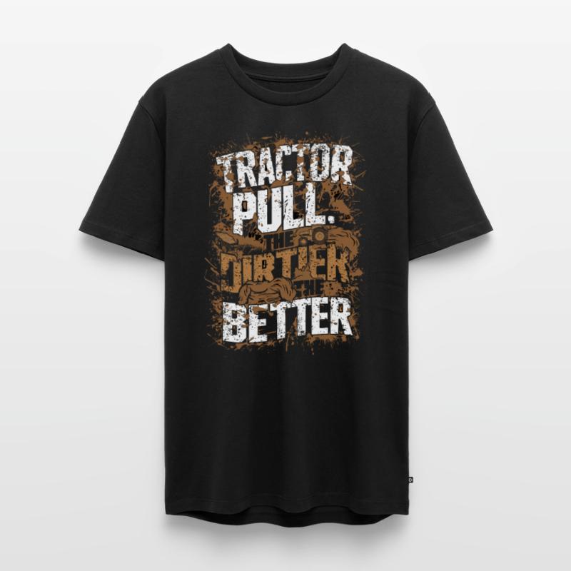 Tractor Pulling Tractor Pulling Tractor Power Farm Men's Premium Organic T-Shirt