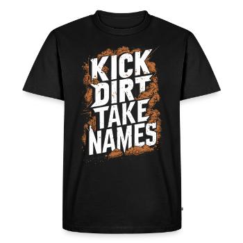 Tractor Pulling Tractor Pulling Tractor Power Farm - Men's Premium Organic T-Shirt - black - Front - Nico (187cm)