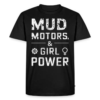 Tractor Pulling Tractor Pulling Tractor Power Farm - Men's Premium Organic T-Shirt - black - Front - Nico (187cm)