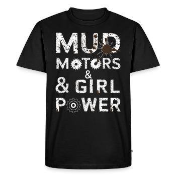 Tractor Pulling Tractor Pulling Tractor Power Farm - Men's Premium Organic T-Shirt - black - Front - Nico (187cm)