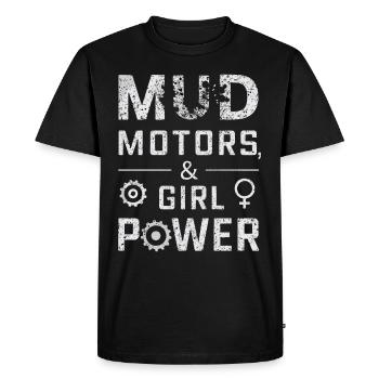 Tractor Pulling Tractor Pulling Tractor Power Farm - Men's Premium Organic T-Shirt - black - Front - Nico (187cm)
