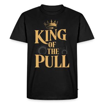 Tractor Pulling Tractor Pulling Tractor Power Farm - Men's Premium Organic T-Shirt - black - Front - Nico (187cm)