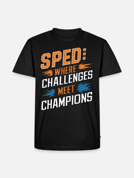 Sonderpädagogik-lehrer „sped Teacher Inclusion“ - Men's Premium Organic T-Shirt - black