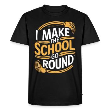 School administrators School staff Caretakers - Men's Premium Organic T-Shirt - black - Front - Nico (187cm)