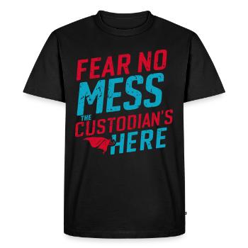 School administrators School staff Caretakers - Men's Premium Organic T-Shirt - black - Front - Nico (187cm)