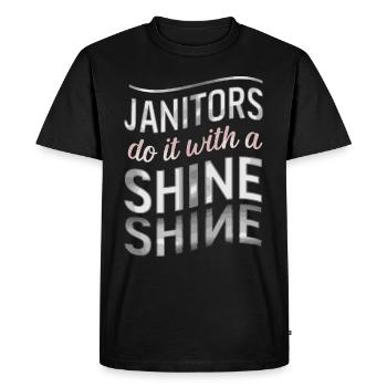 School administrators School staff Caretakers - Men's Premium Organic T-Shirt - black - Front - Nico (187cm)