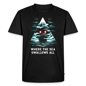 Mysterious disappearances in the Bermuda Triangle - Men's Premium Organic T-Shirt - black - Front - Nico (187cm)
