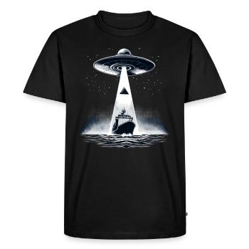 Mysterious disappearances in the Bermuda Triangle - Men's Premium Organic T-Shirt - black - Front - Nico (187cm)