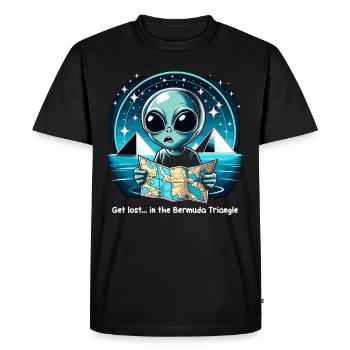 Mysterious disappearances in the Bermuda Triangle - Men's Premium Organic T-Shirt - black - Front - Nico (187cm)