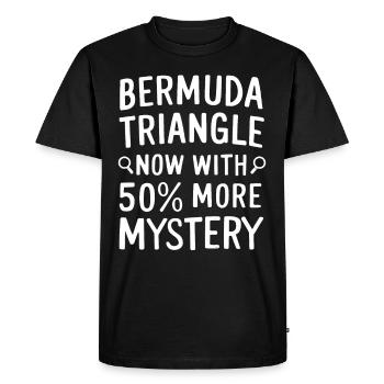 Mysterious disappearances in the Bermuda Triangle - Men's Premium Organic T-Shirt - black - Front - Nico (187cm)