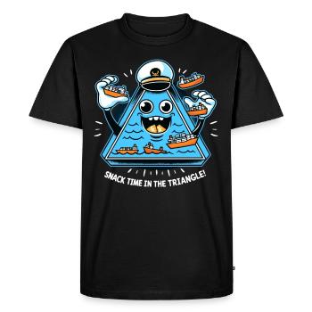 Mysterious disappearances in the Bermuda Triangle - Men's Premium Organic T-Shirt - black - Front - Nico (187cm)