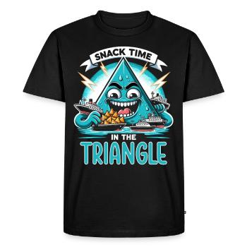 Mysterious disappearances in the Bermuda Triangle - Men's Premium Organic T-Shirt - black - Front - Nico (187cm)