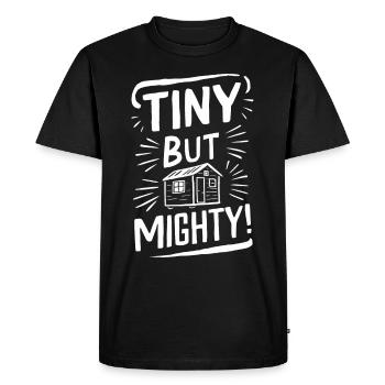 Rolling Tiny House Mode de vie minimaliste - T-shirt Premium bio Homme - noir - Devant - Nico (187cm)