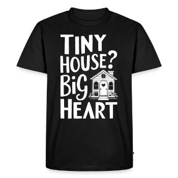 Rolling Tiny House Mode de vie minimaliste - T-shirt Premium bio Homme - noir - Devant - Nico (187cm)