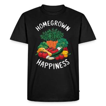 Marché fermier Agriculture Agriculture Alimentation - T-shirt Premium bio Homme - noir - Devant - Nico (187cm)