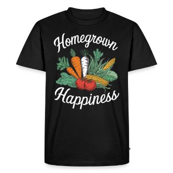 Marché fermier Agriculture Agriculture Alimentation - T-shirt Premium bio Homme - noir - Devant - Nico (187cm)