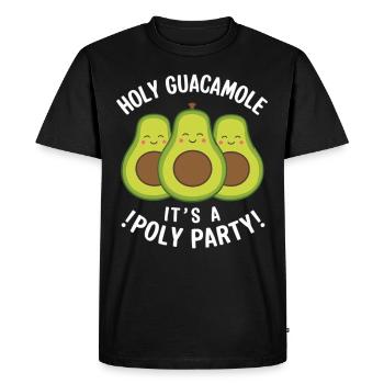Communauté polyamoureuse Parentalité polyamoureuse - T-shirt Premium bio Homme - noir - Devant - Nico (187cm)