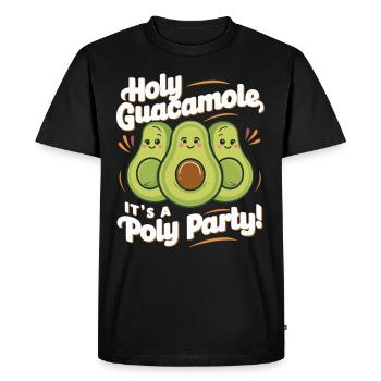 Communauté polyamoureuse Parentalité polyamoureuse - T-shirt Premium bio Homme - noir - Devant - Nico (187cm)