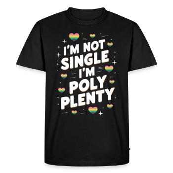 Communauté polyamoureuse Parentalité polyamoureuse - T-shirt Premium bio Homme - noir - Devant - Nico (187cm)