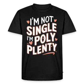 Communauté polyamoureuse Parentalité polyamoureuse - T-shirt Premium bio Homme - noir - Devant - Nico (187cm)