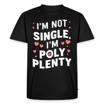 Communauté polyamoureuse Parentalité polyamoureuse - T-shirt Premium bio Homme - noir - Devant - Nico (187cm)