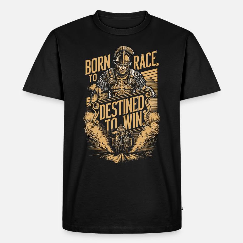 Julius Cæsar Romerhistorie Romerriget - Herre Premium økologisk T-shirt - sort