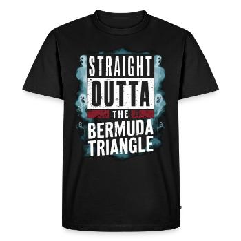 Mysterious disappearances in the Bermuda Triangle - Men's Premium Organic T-Shirt - black - Front - Nico (187cm)