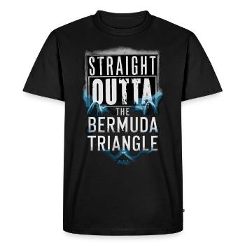 Mysterious disappearances in the Bermuda Triangle - Men's Premium Organic T-Shirt - black - Front - Nico (187cm)