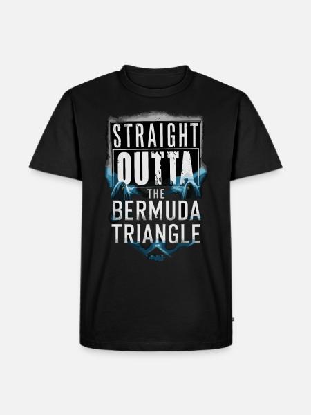 Mysterieuze verdwijningen in de Bermudadriehoek - Mannen Premium Bio T-shirt - zwart