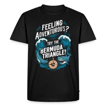 Mysterious disappearances in the Bermuda Triangle - Men's Premium Organic T-Shirt - black - Front - Nico (187cm)