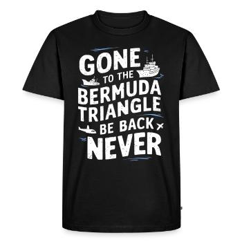 Mysterious disappearances in the Bermuda Triangle - Men's Premium Organic T-Shirt - black - Front - Nico (187cm)