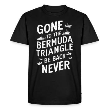 Mysterious disappearances in the Bermuda Triangle - Men's Premium Organic T-Shirt - black - Front - Nico (187cm)