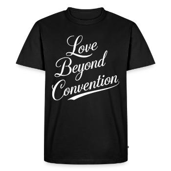 Communauté polyamoureuse Parentalité polyamoureuse - T-shirt Premium bio Homme - noir - Devant - Nico (187cm)