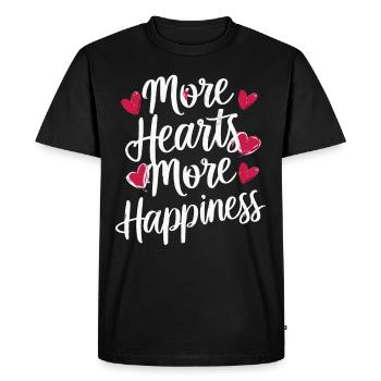 Communauté polyamoureuse Parentalité polyamoureuse - T-shirt Premium bio Homme - noir - Devant - Nico (187cm)