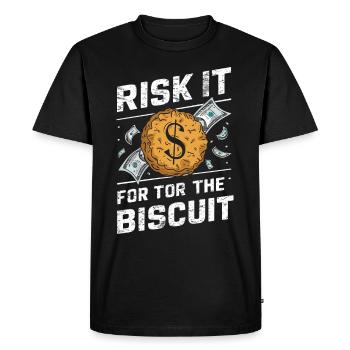 Traders boursiers, traders forex, trading d’investisseurs - T-shirt Premium bio Homme - noir - Devant - Nico (187cm)