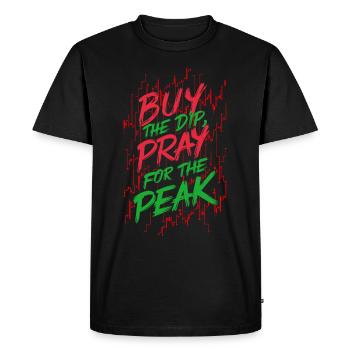 Traders boursiers, traders forex, trading d’investisseurs - T-shirt Premium bio Homme - noir - Devant - Nico (187cm)