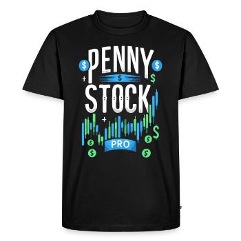 Stock market traders, forex traders, investor trading - Men's Premium Organic T-Shirt - black - Front - Nico (187cm)