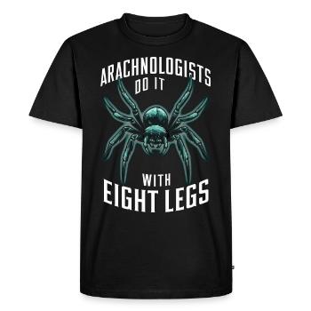 Araignée De Compagnie, Tarentule, Amoureux Des Araignées - T-shirt Premium bio Homme - noir - Devant - Nico (187cm)
