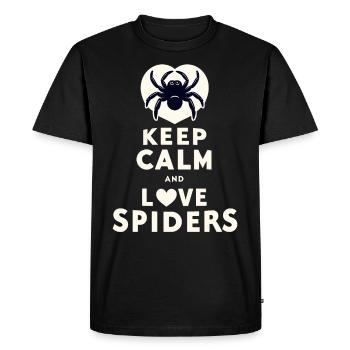Araignée De Compagnie, Tarentule, Amoureux Des Araignées - T-shirt Premium bio Homme - noir - Devant - Nico (187cm)