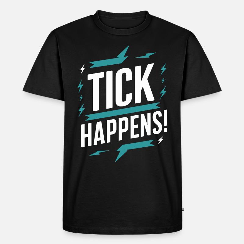 Tourette-syndrom-bewusstsein Neurodiverse - Männer Premium Bio T-Shirt - Schwarz