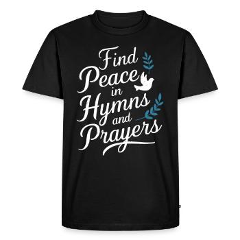 Choral Music Religious Singing Faith-Based Music - Men's Premium Organic T-Shirt - black - Front - Nico (187cm)