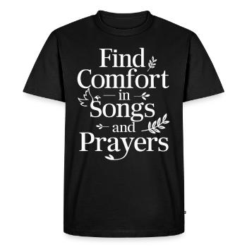 Choral Music Religious Singing Faith-Based Music - Men's Premium Organic T-Shirt - black - Front - Nico (187cm)
