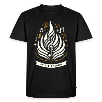Choral Music Religious Singing Faith-Based Music - Men's Premium Organic T-Shirt - black - Front - Nico (187cm)