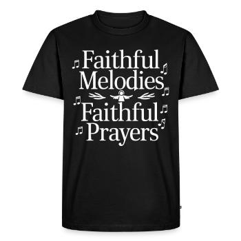 Choral Music Religious Singing Faith-Based Music - Men's Premium Organic T-Shirt - black - Front - Nico (187cm)