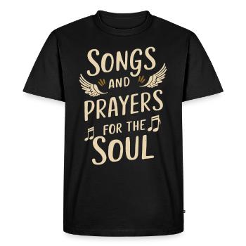 Choral Music Religious Singing Faith-Based Music - Men's Premium Organic T-Shirt - black - Front - Nico (187cm)