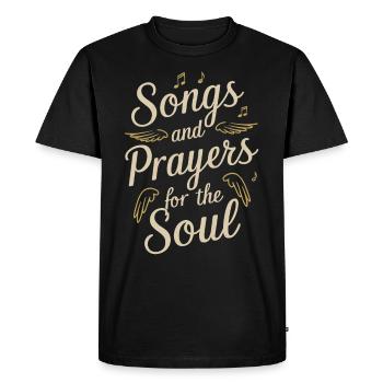 Choral Music Religious Singing Faith-Based Music - Men's Premium Organic T-Shirt - black - Front - Nico (187cm)