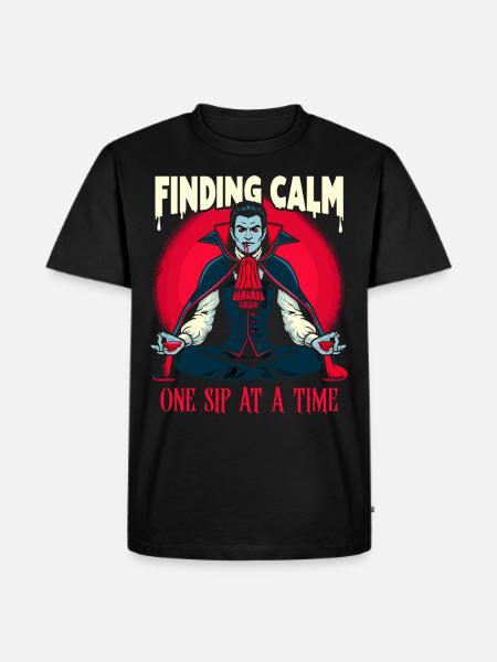 Meditation, Mindfulness, Relaxation, Inner - Men's Premium Organic T-Shirt - black
